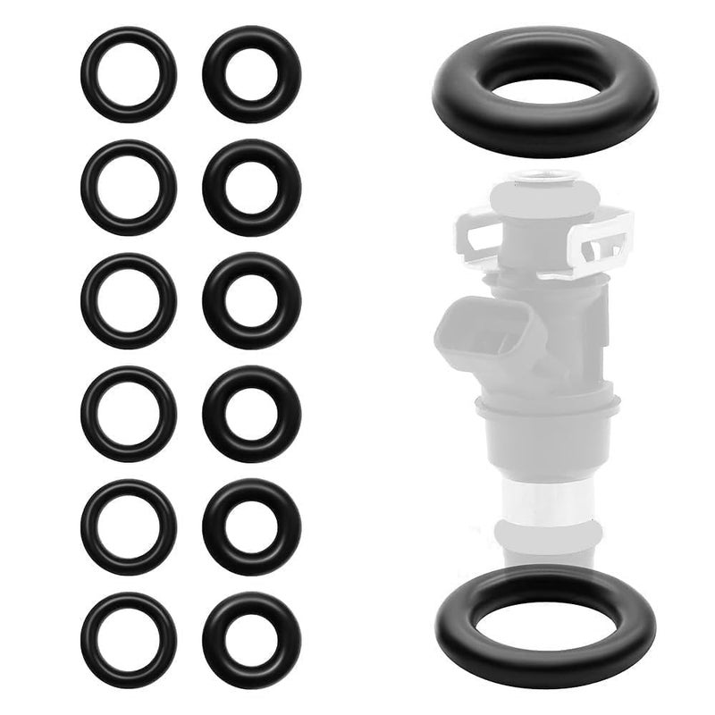OXCANO 217-1588 Fuel Injector O Ring Seal Kit Compatible with GMC Hummer Isuzu Oldsmobile Pontiac Saab Saturn Chevrolet Chevy Avalanche Silverado Suburban Tahoe Sierra Yukon Cadillac Escalade Buick - Image 1
